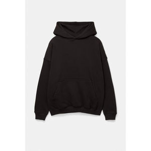 Sudadera con capucha para hombre, holgada, extragrande, de forro polar suave, de algodón, cómoda, lisa, básica, acogedora, perfecta - Product Image 5