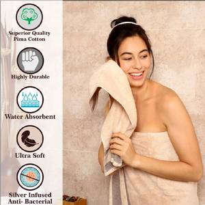 Toallas de Baño de Algodón Premium, Suaves, Absorbentes y de Secado Rápido para Uso en el Hogar, Hotel, Spa y Gimnasio - Product Image 6