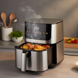Freidora de Aire Inteligente Sudex AF-40 Mini, 4.5L, Eléctrica, Sin Aceite, Pantalla Digital, Calentamiento Rápido, Cocina Alimentos Saludables y Crujientes - Product Image 2