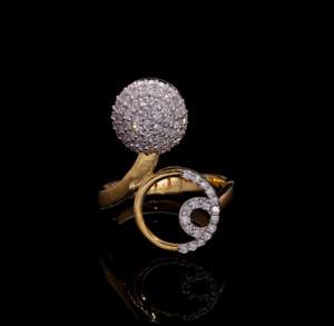 แหวนเพชรแท้ทรงกลมเจียระไนแบบบริลเลียนท์ ชุบทองคำขาว 18K สำหรับผู้หญิง สไตล์หรูหรา เหมาะสำหรับเป็นของขวัญหมั้นและวันครบรอบสำหรับเธอ - Product Image 3