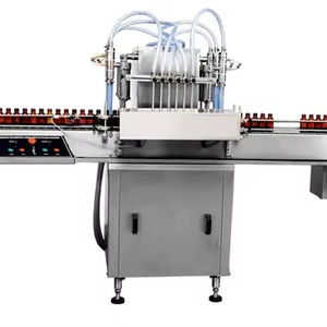 Machine de remplissage automatique haute vitesse pour liquides, sirops et huiles, machines de scellage pour emballages en bois et plastique - Product Image 1