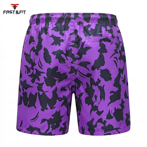 Shorts de sport décontractés de style nouveau, motif uni, tissu en nylon et coton, imperméable, respirant, séchage rapide, en solde - Product Image 2