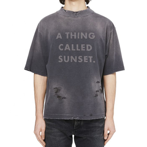 Custom Private Label Regular Fit Men <b>Tshirts</b> 100% Cotton Blank Turtleneck Short Sleeve Acid Wash Heavyweight Solid High Quality - Product Image 1