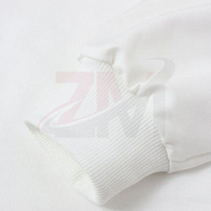 Sudaderas con capucha blancas y moradas con nombre de marca y logotipo personalizados para hombre, corte ajustado, venta al por mayor, pedido a granel - Product Image 4