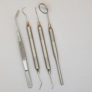 High Quality Dental Instruments 304 Stainless Steel Hollow Handle Diagnostic Instruments Dental Equipment Tooth Basic Exam <b>Set</b> - Product Image 1