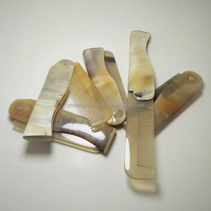 Peine de cuerno de búfalo Natural hecho a mano, personalizado, de alta calidad, para salón, hogar, peinado, peines comunes, materiales naturales hechos a mano - Product Image 4