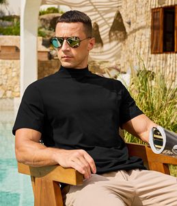 Camiseta Ligera de Cuello Redondo para Hombre, Manga Corta, Estilo Básico, Fabricante OEM - Product Image 2