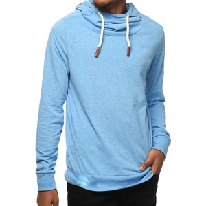 Longline เสื้อมีฮู้ดสำหรับผู้ชาย,เสื้อฟิตเนสผ้าสแปนเด็กซ์สีพื้นแขนยาวเข้ารูปกระชับกล้ามเนื้อสำหรับใส่ไปยิม - Product Image 1