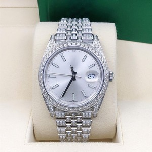 Reloj de Lujo Hecho a Mano, Edición Limitada, Joyería de Belleza Artística, Unisex, Clásico, Hip Hop, Mecánico Automático, ETA, Acero Inoxidable, 41MM - Product Image 6