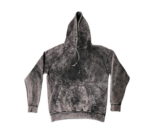 Sudadera con Capucha Estilo Acid Wash para Hombre, Talla Grande, Color Sólido, Tejido de Algodón, Informal, Estilo Otoñal, Corte Regular - Product Image 5