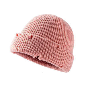 Gorros de Punto Vintage con Efecto Desgastado al por Mayor, Gorras Personalizadas con Detalles Deshilachados, Proveedor de Gorros al por Mayor Directo de Fábrica de Ropa - Product Image 3