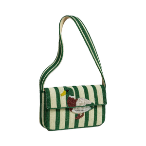 Pochette de soirée élégante pour femmes indiennes, fabriquée à la main, avec cadre carré en pierre, ornée de perles de haute qualité, scintillante, pour mariage - Product Image 1