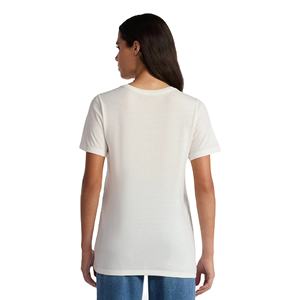 T-shirts d'été personnalisés à manches courtes en coton 100% pour femmes, coupe ajustée décontractée, col rond, taille plus, marque personnalisée BD - Product Image 3