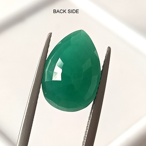 Émeraude naturelle zambienne de 5 carats, facettée, taille poire, pierre précieuse non montée - Product Image 6
