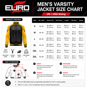 <b>Men</b> Compact Varsity <b>Jacket</b> Casual Streetwear Baseball Bomber Coat with <b>Lightweight</b> Soft Fabric Ribbed Collar Zip Front - Product Image 6
