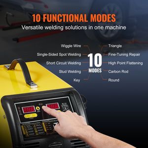 Kit di Riparazione Carrozzeria Dual Pro Deluxe Auto/Manuale, Saldatrice a Punti Professionale 5KW, 10 Modalità, 110V per Riparazione Ammaccature in Alluminio e Acciaio - Product Image 3