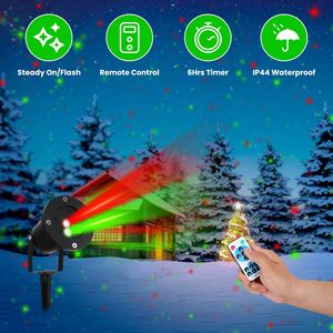 Outdoor IP44 Waterproof Firefly Landscap <b>Projector</b> 12 Speeds 6Hrs Timer 3 Modes Red Green Laser <b>Light</b> for Parties - Product Image 3