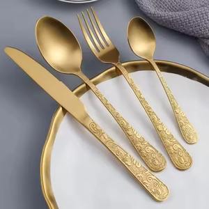 Ensemble de couverts de luxe en acier inoxydable, couverts de table haut de gamme pour banquets et événements - Product Image 1