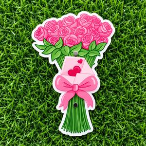 Organizador de Pestañas con Diseño de Ramo de Rosas Rosadas, Instrumento de Belleza, Organizador de Extensiones de Pestañas, Estética Rosa, OEM - Product Image 2