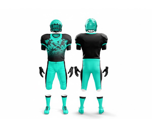 Fournisseur d'uniformes complets de football américain sur mesure, maillots et pantalons |   Ensemble de football avec maillot et pantalon |   Polyester respirant - Product Image 5