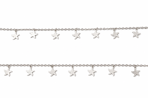 Bracelet en argent sterling 925 avec breloque étoile pour femme, finition polie, design minimaliste et céleste, idéal pour le quotidien, les fêtes, ou comme cadeau d'anniversaire. - Product Image 3