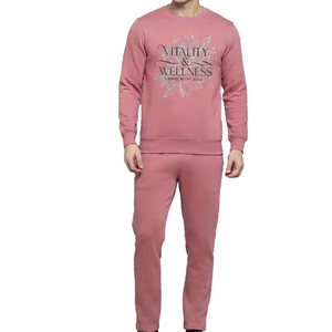 Mens Crew Neck Tracksuit High Quality Activewear Jogging Suit <b>Set</b> Mens Crew Neck Tracksuit Fashion Sports Outfit Cotton Fabric - Product Image 6
