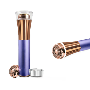 Facial Hair Removal for Women Painless Electric Face Hair Remover Face Shaver <b>Razor</b> & Trimmer 18 Karat Gold Plated <b>Head</b> - Product Image 2