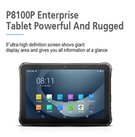 Tablette industrielle Urovo P8100P 5G 10 pouces IP67 étanche RFID Wi-Fi Octa Core Android 10 avec batterie 10000 mAh pour entrepôt