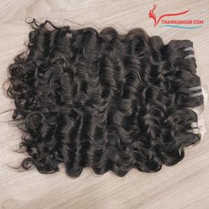 Produit chaud vapeur birman trame bouclée Remy cheveux cheveux humains vietnamiens de haute qualité pas de perte pas d'enchevêtrements - Product Image 3