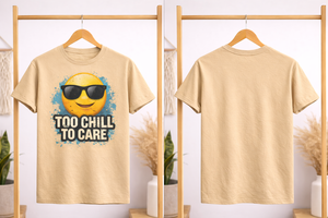 Custom Printed Chill Quote T <b>Shirt</b> <b>Funny</b> Graphic Tee Unisex Cotton Casual Short Sleeve OEM ODM Wholesale Apparel - Product Image 6