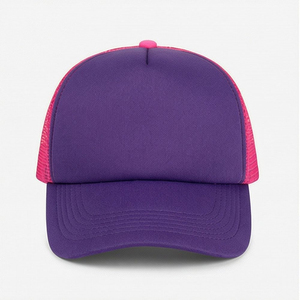 Custom Logo Mesh <b>Back</b> Trucker Cap Adjustable Baseball Hat Outdoor Sports Trucker Cap For Outdoor Usage Wholesale Fashion Hat - Product Image 1