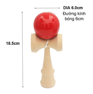 Kendama japonais jouets écologiques jeu d'habileté en bois de hêtre jouet pour enfants adultes améliorant la coordination plaisir en plein air en gros - Product Image 3