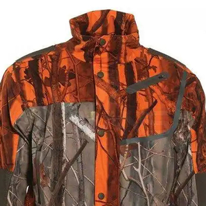 Wholesale 2026 Latest Style Men Hooded <b>Corduroy</b> Hunting <b>Jacket</b> Breathable Waterproof High Quality Best Selling Winter Use Front - Product Image 3