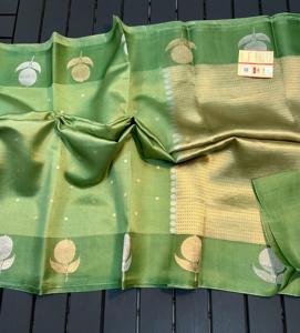 Sarees de Seda Brocada Premium con Ricos Diseños Tejidos, Prendas Tradicionales Elegantes para Exportación al por Mayor y Suministro para Boutiques - Product Image 5
