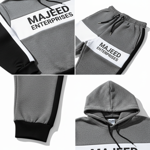 Ensemble de sport unisexe à capuche, séchage rapide, respirant, absorbant la transpiration, pour la gym, avec pantalon de compression – Fabricant - Product Image 4