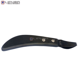 Cuchillo de Herrador LIPUMA VETRA, Recubrimiento Negro Plasma Plateado, 23 cm, Hoja Ultra Afilada de Acero Inoxidable Japonés J2, Profesional para Recorte de Pezuñas - Product Image 5