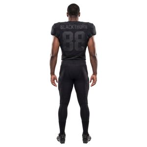 Conjunto de Uniforme de Fútbol Americano Sublimado, Malla Transpirable, Manga Corta, Cuello en V, Tallas Grandes para Adultos - Product Image 3