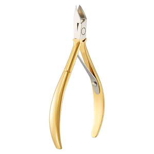 Coupe-ongles de qualité supérieure avec manche plaqué or, en acier inoxydable, coupe-ongles tendance et esthétique, outil de manucure - Product Image 1