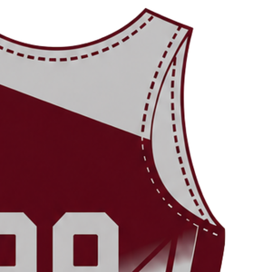 Maroon and White Rowing Champ Suit <b>Mens</b> Sleeveless Competition Uniform Performance Racing Singlet Custom Wholesale Team Sports - Product Image 5