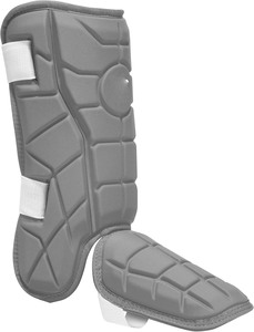Protector de Pierna Ajustable de Gel a Espuma Rojo para Béisbol y Sóftbol, Transpirable y Acolchado para Entrenamiento - Product Image 1