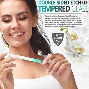 Lime à ongles double mini professionnelle en acier inoxydable de qualité salon avec motif droit pour un façonnage et un lissage avancés - Product Image 4