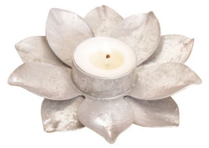 Support de Bougie Chauffe-Plat Fleur Scintillante Dorée – Décoration de Table de Luxe pour Mariage, Fête à Domicile – Vente en Gros - Product Image 2