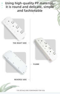 Enchufe de Extensión con Protección Contra Incendios de 13A, Nuevo Tipo BETA del Reino Unido, Regleta de Enchufes de Ingeniería con 3/4/5 Tomas - Product Image 2