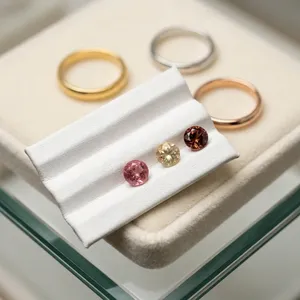 Zehra Gems Jewellery - Turmalina 100% Natural de 7 mm, 3 Piezas, 5.10 CT, Corte Brillante, Color Mixto, Gema Suelta con Juego de Color Africano - Product Image 2