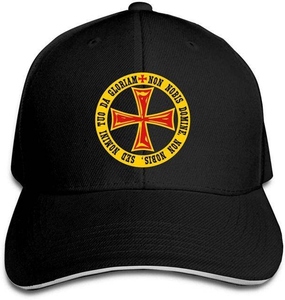 Casquette de baseball premium des Templiers - Casquette en coton brodée Non Nobis Domine Non Nobis - Product Image 5