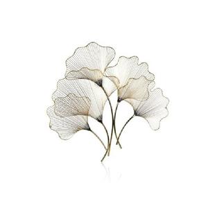 Nouvelle Arrivée : Sculpture Murale Florale en Métal au Design Moderne, Décoration Murale Artistique en Fil de Fer, Taille Personnalisable - Product Image 4