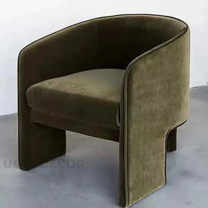 Chaise d'appoint moderne Luna Moda pour le salon et les espaces de salon - Product Image 6