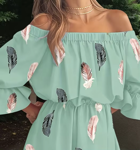 Robes décontractées pour femmes, tendance été, uniques, à taille haute, plissées, abordables et confortables - Product Image 3