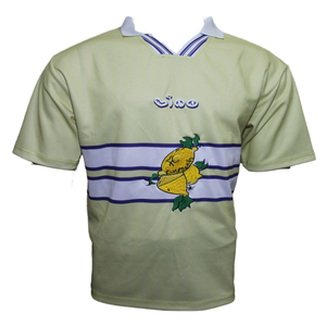 Nouveau Style En Gros Club Rétro Football Shirt Personnalisé 3D Broderie Chemise Ensemble Porter Unisexe 100% Polyester Séchage Rapide Respirant - Product Image 2