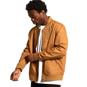 Factory Sale Custom Made Wholesale Price <b>Canvas</b> Breathable Eco-Friendly Quick Dry Front Baseball Style Hip Hop Men's Bomber - Product Image 3